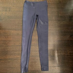 Koral navy blue shiny workout pants